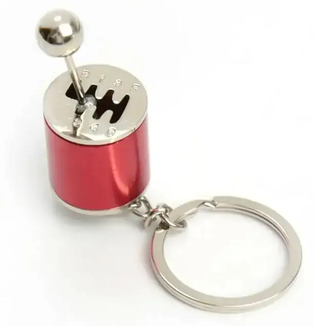 Металлический брелок КПП, Red