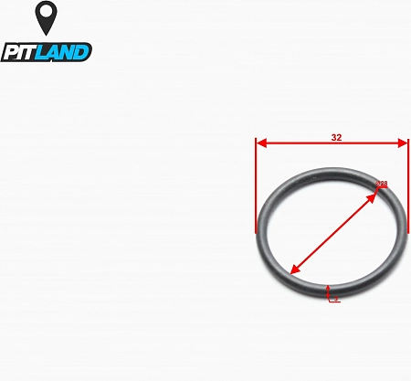Кольцо уплотнительное O-RING 27.5x2.4 Кольцо уплотнительное O-RING 27.5x2.4