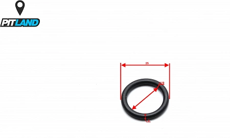 Кольцо уплотнительное O-RING 20x2.5 Кольцо уплотнительное O-RING 20x2.5