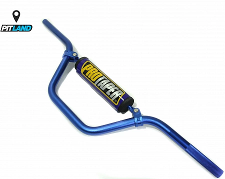 Руль алюминиевый высокий 7/8 (22мм) ProTaper EVO PitBike (740 x 190мм)-Синий Руль алюминиевый высокий 7/8 (22мм) ProTaper EVO PitBike (740 x 190мм)-Синий