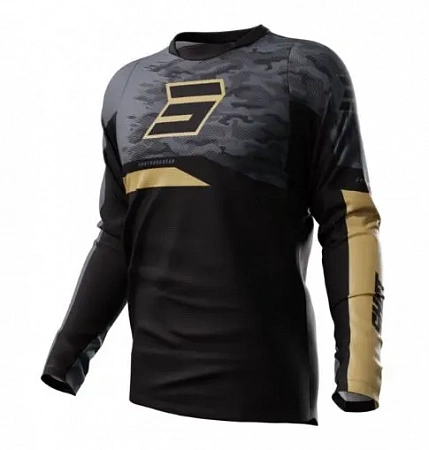 Джерси мужское Shot Devo Matrix, Black/Grey/Gold 2024 Джерси мужское Shot Devo Matrix, Black/Grey/Gold 2024
