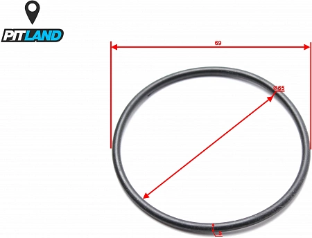 Кольцо уплотнительное O-RING 63x3 Кольцо уплотнительное O-RING 63x3