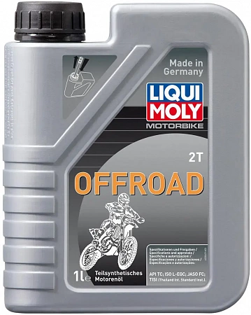 Полусинтетическое моторное масло Liqui Moly для 2-т. мотоциклов Motorbike 2T Offroad L-EGD 1 л, 3065 Полусинтетическое моторное масло Liqui Moly для 2-т. мотоциклов Motorbike 2T Offroad L-EGD 1 л, 3065