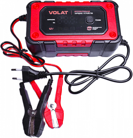 Зарядное устройство для аккумуляторных батарей VOLAT VT-BC1207E 12V 7A AGM GEL WET LiFePO4 Зарядное устройство для аккумуляторных батарей VOLAT VT-BC1207E 12V 7A AGM GEL WET LiFePO4