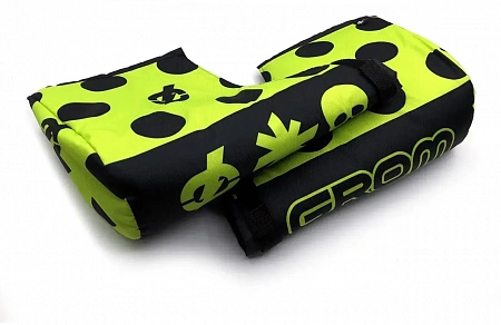 Мото варежки на руль муфты Grom Dots Green Мото варежки на руль муфты Grom Dots Green