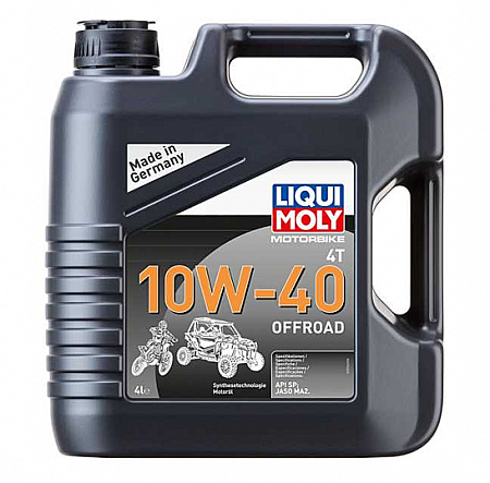 Синтетическое моторное масло для 4-такт.мотоц. Liqui Moly Motorbike 4T Offroad 10W-40 SN MA2 (4л) чз Синтетическое моторное масло для 4-такт.мотоц. Liqui Moly Motorbike 4T Offroad 10W-40 SN MA2 (4л) чз
