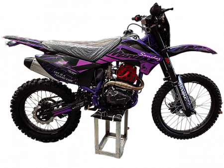 Мотоцикл эндуро Sanchez Maniac (Санчез Мэниэк) PR300 (ZS175FMM-5A) 21/18, фиолетовый (с баланс. вало Мотоцикл эндуро Sanchez Maniac (Санчез Мэниэк) PR300 (ZS175FMM-5A) 21/18, фиолетовый (с баланс. вало