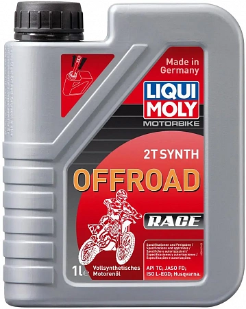 Синтетическое моторное масло Liqui Moly для двиг. Motorbike 2T Synth Offroad Race, 3063 Синтетическое моторное масло Liqui Moly для двиг. Motorbike 2T Synth Offroad Race, 3063