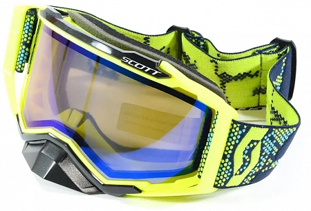 Кроссовые очки снегоходные SCOTT Fury Snow Cross, Yellow Кроссовые очки снегоходные SCOTT Fury Snow Cross, Yellow
