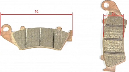 Колодки тормозные передние CRF Колодки тормозные передние CRF