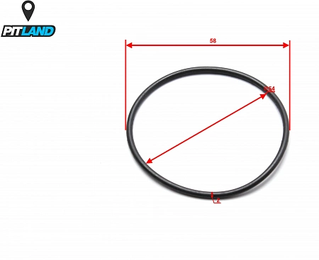 Кольцо уплотнительное O-RING 62x3 174MN-3 (CBS300) ZS Кольцо уплотнительное O-RING 62x3 174MN-3 (CBS300) ZS