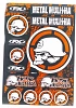 Наклейки набор D6023 Metal Mulisha