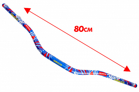 Руль IGP (D=28, d=22, L=800, алюминий, синий) Руль IGP (D=28, d=22, L=800, алюминий, синий)